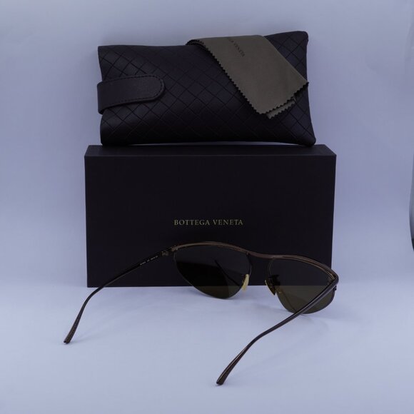 Bottega Veneta BV1091S 003 Cat Eye Sunglasses - Brown\Bronze - Picture 4 of 9